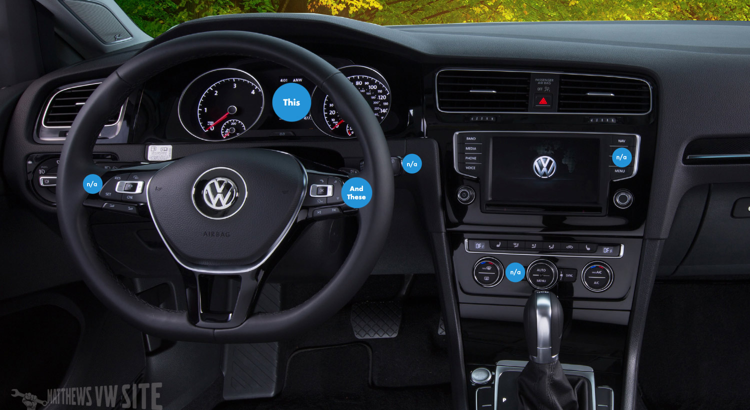 2016 Volkswagen Golf cockpit