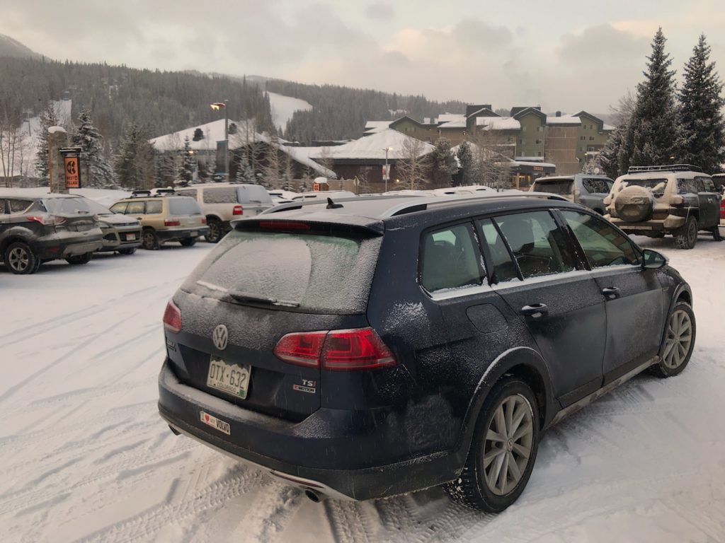 Blue 2017 Alltrack at Copper Mountain, Colorado