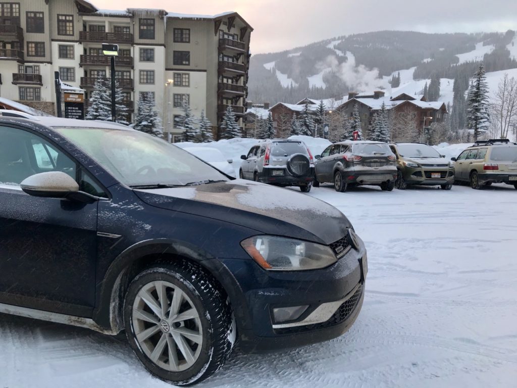 Blue 2017 Alltrack at Copper Mountain, Colorado