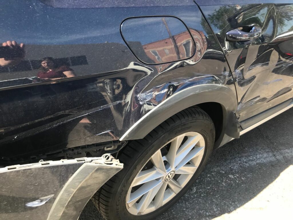 Alltrack collision damage
