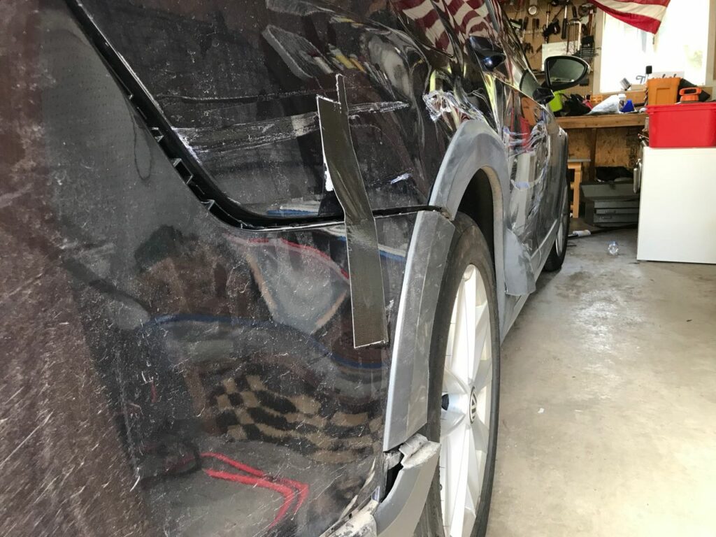 Alltrack collision damage