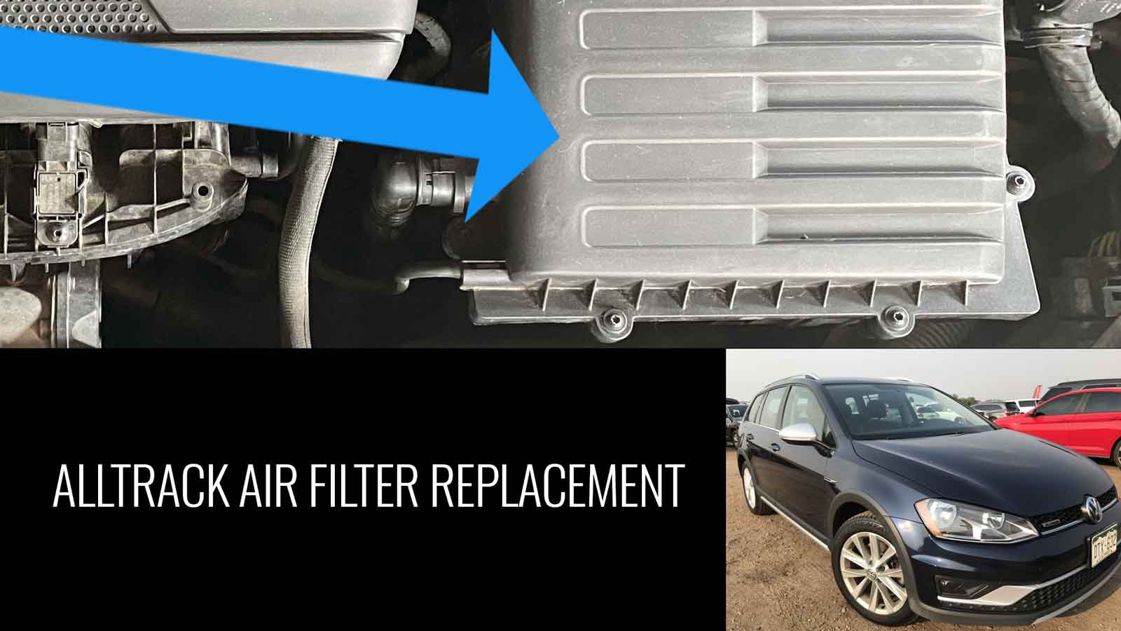 Replace the air filter in your Alltrack