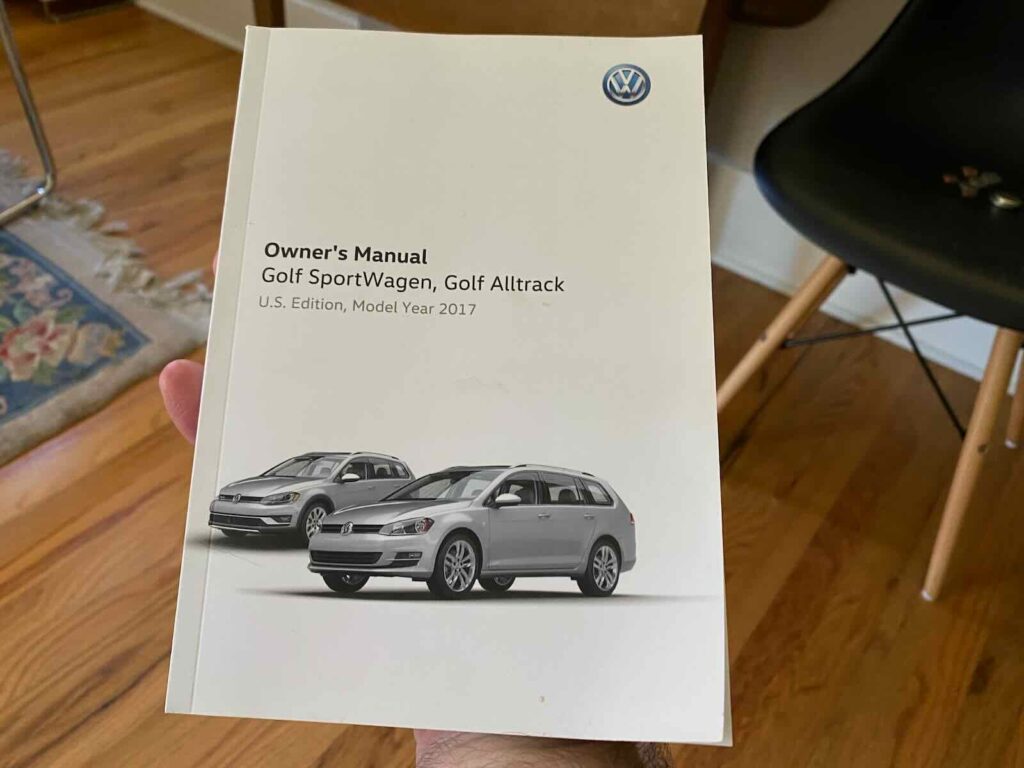 Alltrack owner's manual